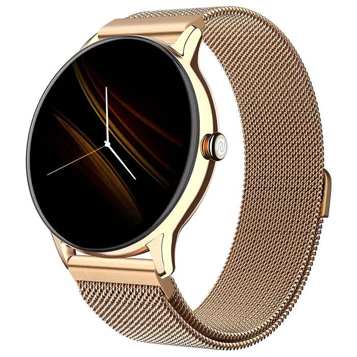 Noise Twist Go Bluetooth Calling Smart Watch for Women Gold Colour